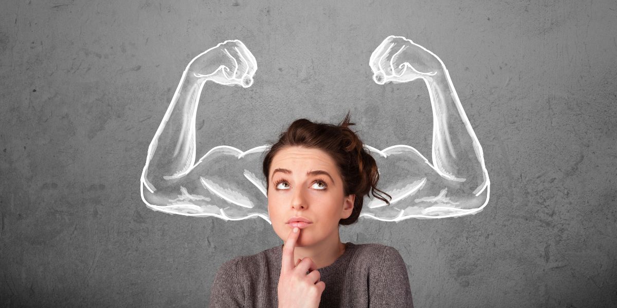 筋トレの必要性を考える女性（40代女性向けイメージ）